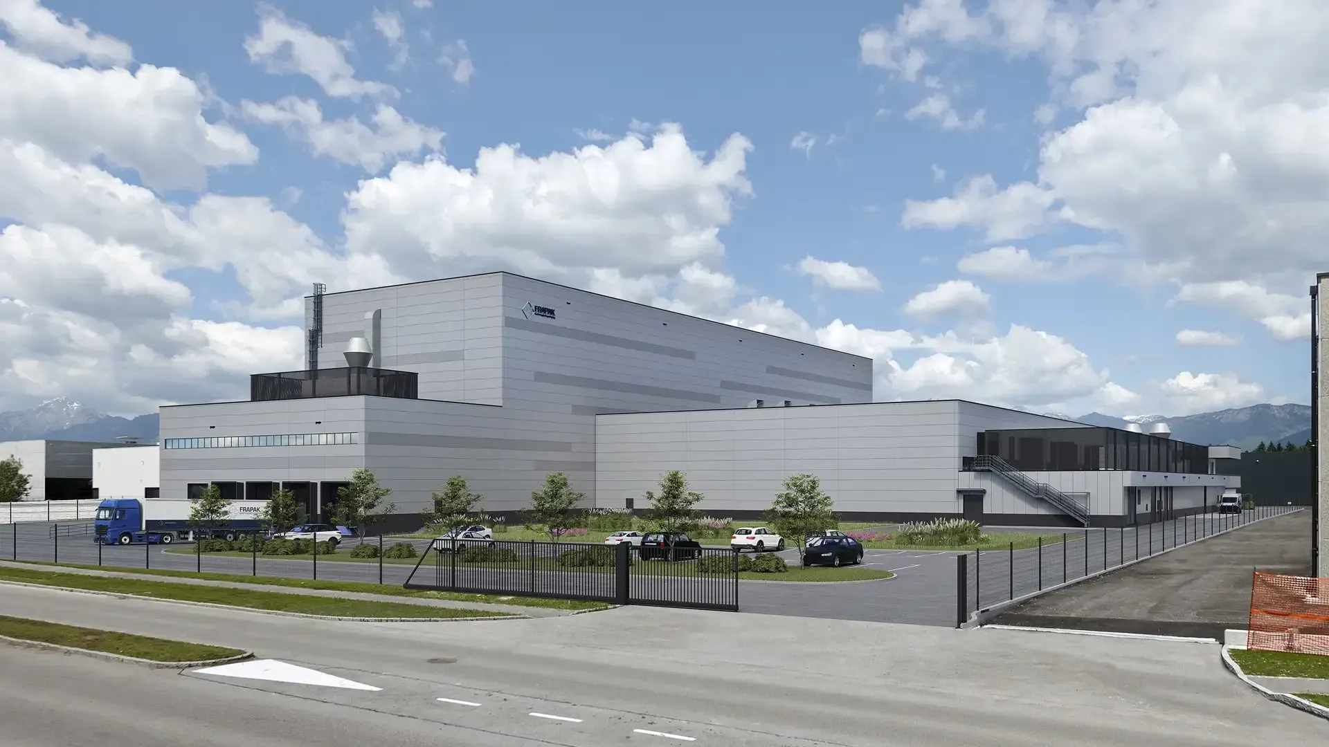 3d vizualizacija proizvodna hala skladisce