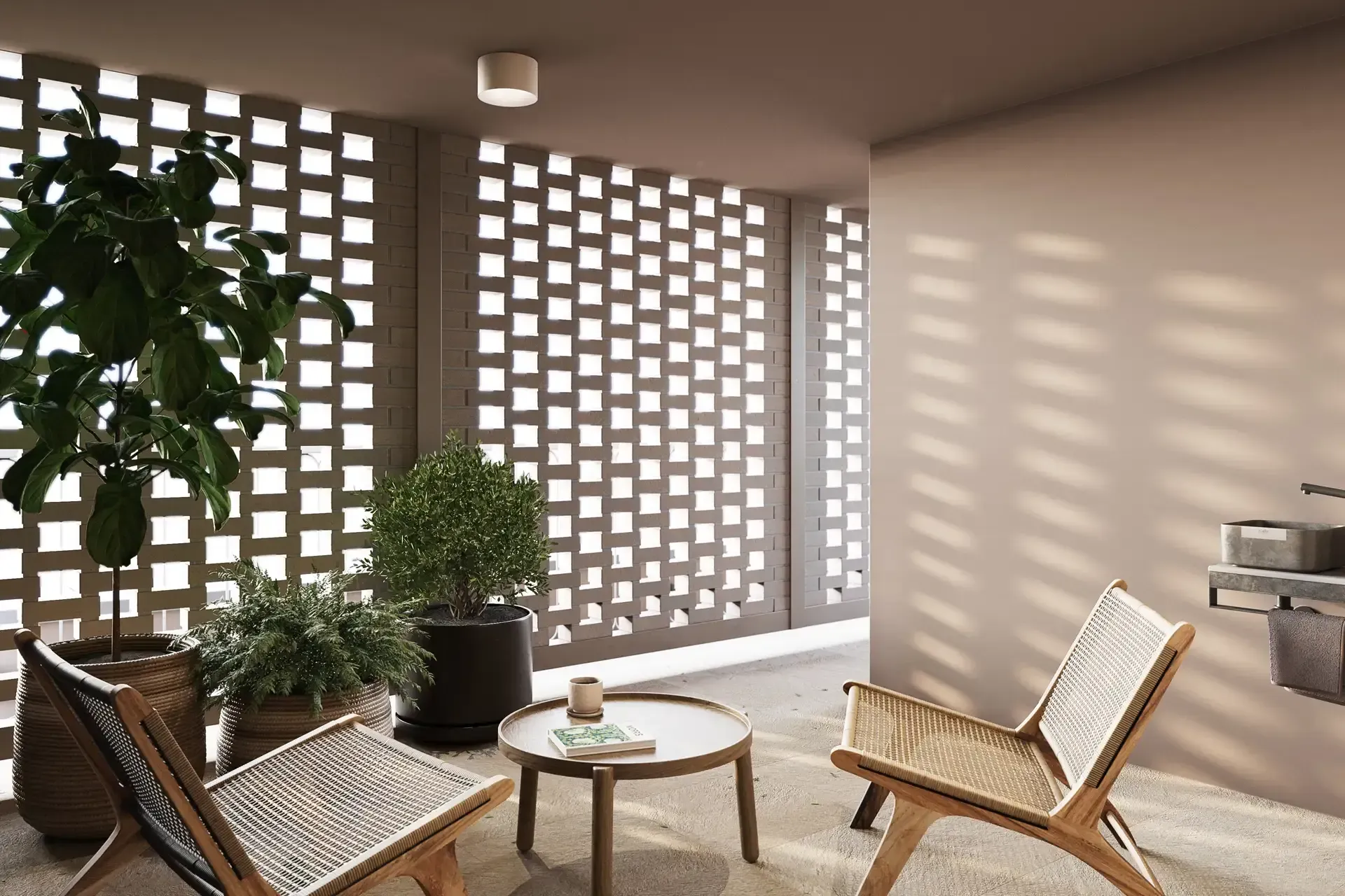 3d vizualizacija interier terasa