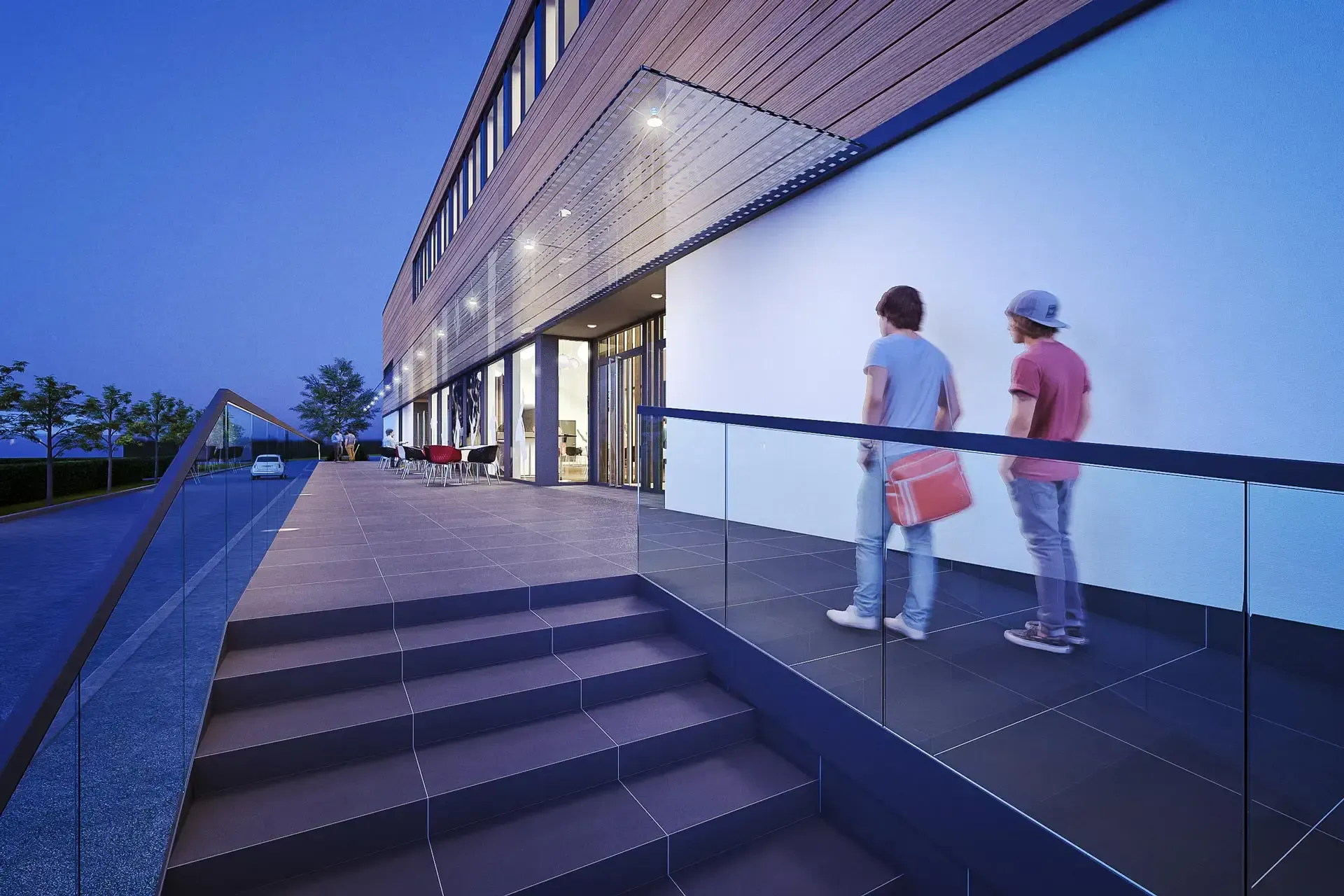 3d vizualizacija sportni objekt