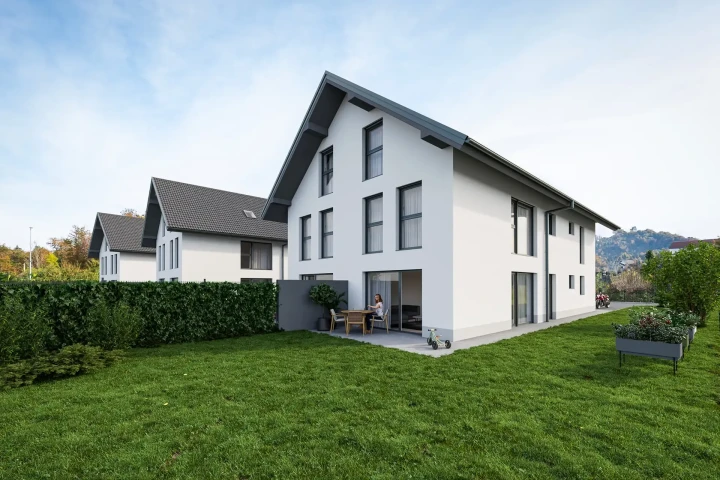 3d vizualizacija izris hisa dvojcek